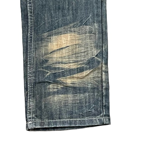 Red Ape Plus Size Straight Leg Jeans Women Mid-Rise Cotton Stone Washed Denim 14 - Picture 4 of 9